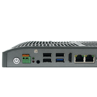 Vỏ hợp kim 25w Mini Pc không quạt I7-8565u TPM2.0 Với Lan kép