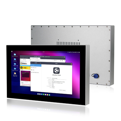 VESA Gắn màn hình cảm ứng chống nước PC Windows10 Core I5 ​​Không quạt IP67