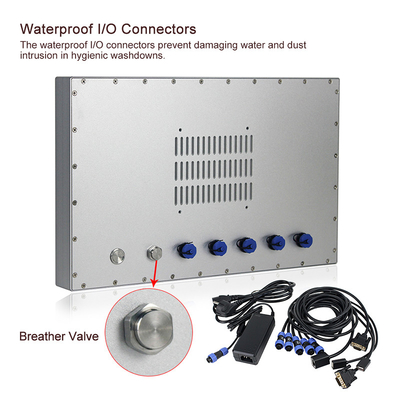 Bảng điều khiển cảm ứng công nghiệp Wince Core I3 I5 PC IP66 IP69k Chống nước không quạt 15,6 inch