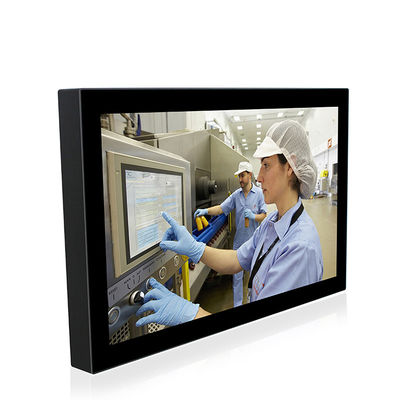 Chất lượng Bảng điều khiển không quạt IP67 21,5 inch Pc Màn hình cảm ứng LAN USB RS232 PCAP nhà máy