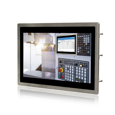 Chất lượng Màn hình cảm ứng công nghiệp có thể giặt IP69K được nhúng 400cd / m2 VGA DVI nhà máy