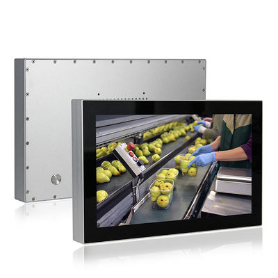 Chất lượng Bảng điều khiển công nghiệp chắc chắn chống nước IP69K PC Win 10 Máy tính bảng điều khiển tất cả trong một cảm ứng 15,6 inch nhà máy